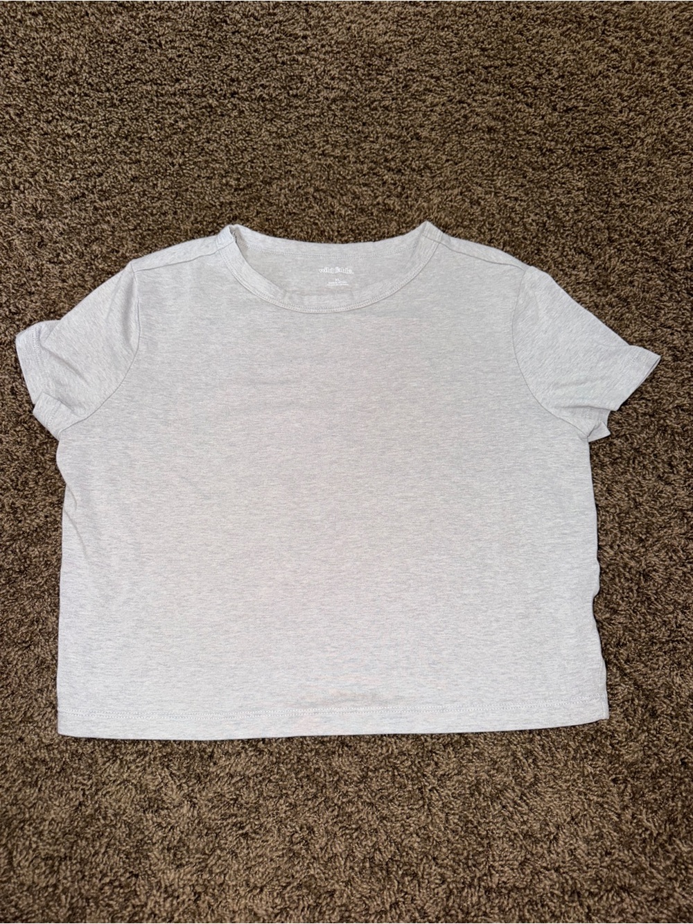 wild fable Light Gray Basic Tee